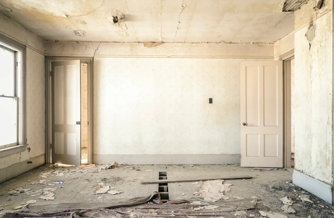 Waste disposal crew managing a cleanout project in Hornellsville